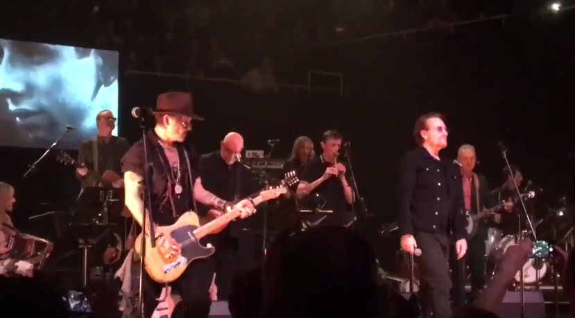 Bono, Johnny Depp, Nick Cave and co en concert &agrave; Dublin